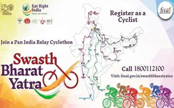 बिहार के भागलपुर से शुरू स्वस्थ भारत यात्रा पहुंची गाजियाबाद