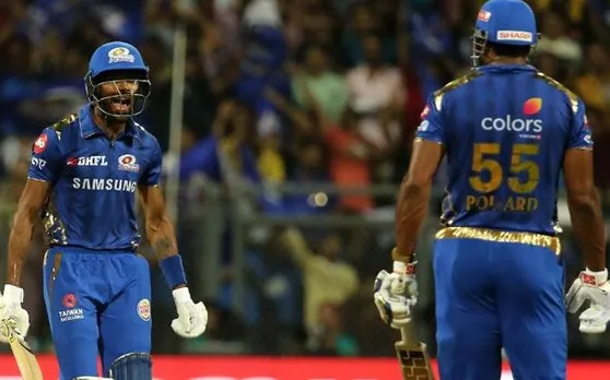 IPL12: हार्दिक पांड्या ने फिर खेला हेलिकॉप्टर शॉट, कहा- धोनी को पसंद आया