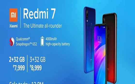 दोपहर 12 बजे से शुरू हो रही Redmi 7 की पहली सेल, जानें ऑफर्स और कीमत