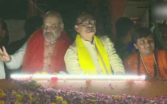 शाह ने साध्वी प्रज्ञा के समर्थन में भोपाल में रोडशो किया