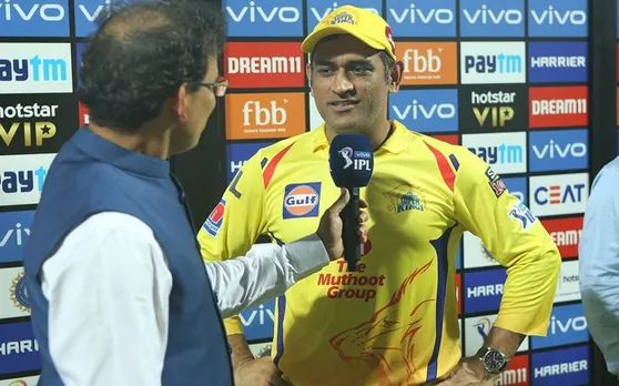 IPL 12: पहले क्वालिफायर में मुंबई से हारने के बाद सूखने लगा है धोनी का गला, मैच के बाद कही ये बात