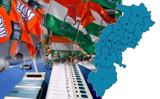 छत्तीसगढ़ Exit Poll 2019: छत्तीसगढ़ में बीजेपी को 4 और कांग्रेस को 7 सीटें मिलने का अनुमान