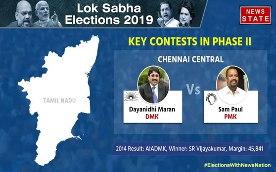 Chennai Central: लोकसभा इलेक्शन रिजल्ट्स 2019 Live Updates, दयानिधि मारन आगे