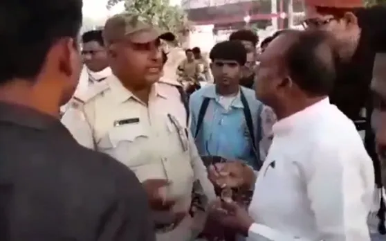 ट्रिपलिंग करने वालों का पुलिस ने काटा चालान, तो विधायक ने कहा करवा दूंगा 'ट्रांसफर', देखें Video