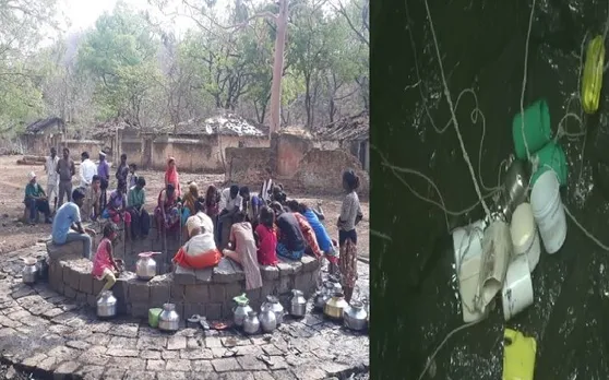 महाराष्ट्र के कई गांव सूखे की चपेट में, लोग कीचड़ से भरा दूषित पानी पीने को मजबूर