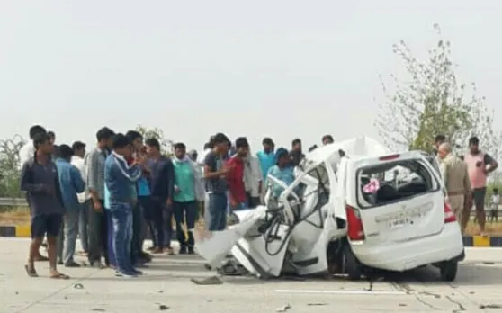 यमुना एक्सप्रेस-वे पर बड़ा हादसा, 5 लोगों की मौत, 3 घायल