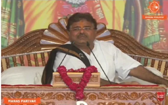 VIDEO : राजस्थान में पंडाल गिरने से पहले कथावाचक भागे, भागते हुए कहा तुम भी निकल लो..