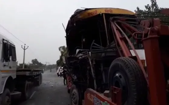 बुलंदशहर में दो रोडवेज बसों में आमने-सामने की भिड़ंत, 3 लोगों की मौत
