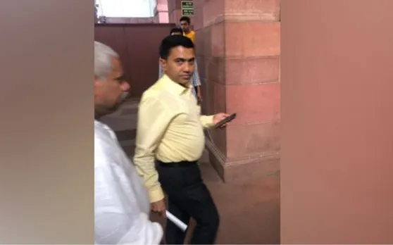 गोवा: BJP में शामिल होने वाले विधायकों को लेकर संसद पहुंचे CM प्रमोद सावंत