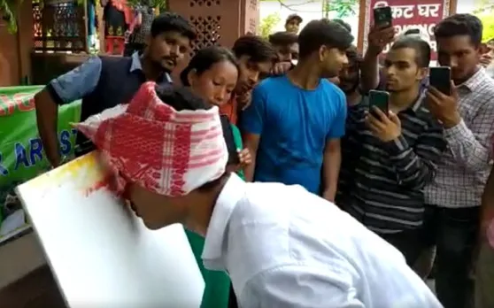 इस जानवर को बचाने के लिए ताजमहल के बाहर हुई 'नाक' से पेंटिंग
