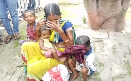एसपी कार्यालय के बाहर दंपति ने मासूम 3 बच्चों के साथ आत्मदाह की कोशिश की