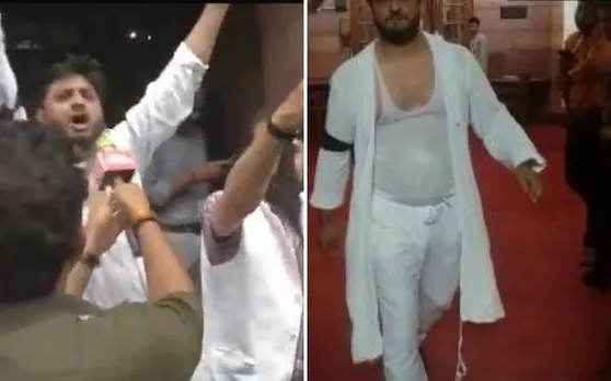 जम्मू-कश्मीर से धारा 370 और 35A हटते ही बौखलाई PDP, कपड़े फाड़कर किया विरोध