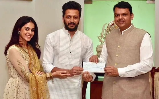 रितेश देशमुख और जेनेलिया ने महाराष्ट्र में बाढ़ पीड़ितों की ऐसे की मदद