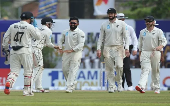 SL v NZ 2nd Day: न्यूजीलैंड 249 पर ऑलआउट, श्रीलंका का स्कोर 227/7, एजाज ने चटकाए 5 विकेट