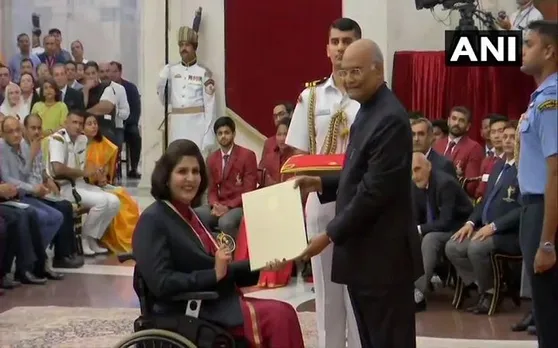 राष्‍ट्रपति के हाथों खेल रत्न हासिल करने वाली पहली महिला पैरा-एथलीट बनीं दीपा मलिक