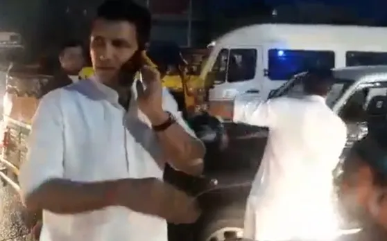 बारिश के कारण लगे जाम को हटवाने लगे मंत्री जीतू पटवारी, लोग देख कर हुए हैरान, VIDEO वायरल