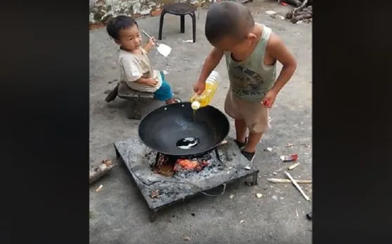 Viral Video: भूख से बिलख रही थी 3 साल की बहन, 6 साल के भाई किया ये काम