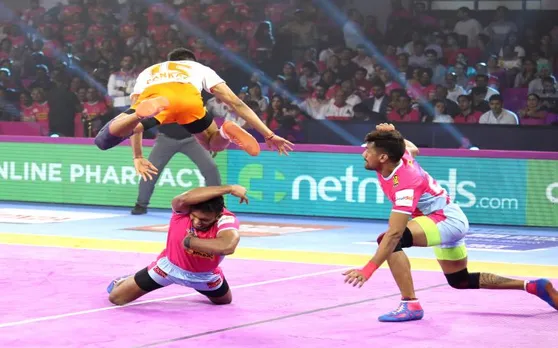 PKL 7: जयपुर पिंक पैंथर्स को 9 मैचों के बाद मिली पहली जीत, पुनेरी पल्टन को 43-34 से हराया