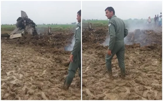 एक और मिग 21 लड़ाकू विमान दुर्घटनाग्रस्‍त, दोनों पायलट सुरक्षित