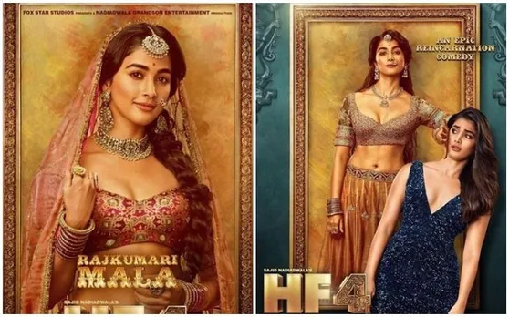 पूजा हेगड़े ने शेयर किया Housefull 4 का पोस्टर, बनी हैं राजकुमारी माला