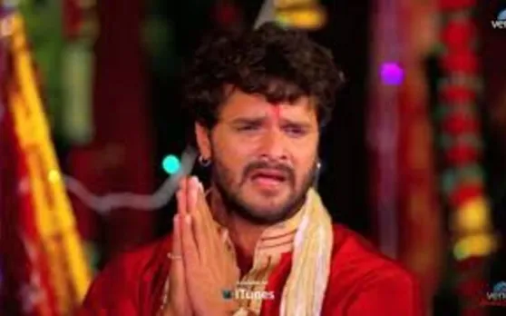 मां दुर्गा के सामने फूट-फूट कर रोते हुए दिखे खेसारी, कहा- 'तुड़ी दा विदाई के रिवाज'