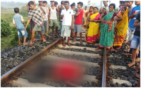 रेलवे ट्रेक पर मिला युवक का शव, परिजनों ने लगाया हत्या का आरोप