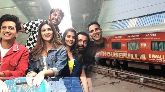'हाउसफुल 4 एक्‍सप्रेस (Houseful 4 Express)'  प्रमोशन पाने के लिए मुंबई (Mumbai) से पहुंची दिल्‍ली (Delhi)
