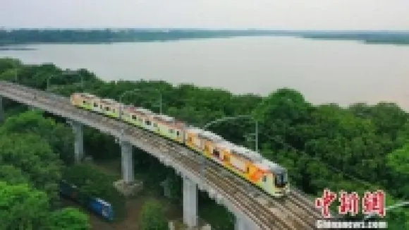 चीन में तैयार मेट्रो भारत में संचालित, मेट्रो मार्ग की कुल लंबाई 38.215 किलोमीटर
