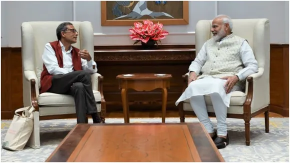 भारत को अभिजीत बनर्जी की उपलब्‍धियों पर गर्व, नोबेल पुरस्‍कार विजेता से मिलकर बोले पीएम नरेंद्र मोदी