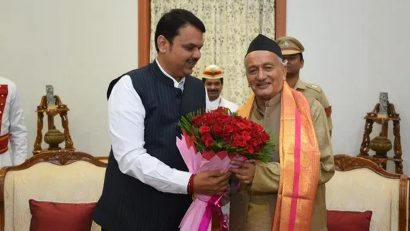 Maharashtra Political Drama : राज्यपाल से अलग-अलग मिले सीएम फडणवीस और शिवसेना नेता
