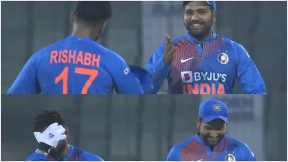 ऋषभ पंत ने रोहित शर्मा के साथ किया धोखा, आ गई महेंद्र सिंह धोनी की याद