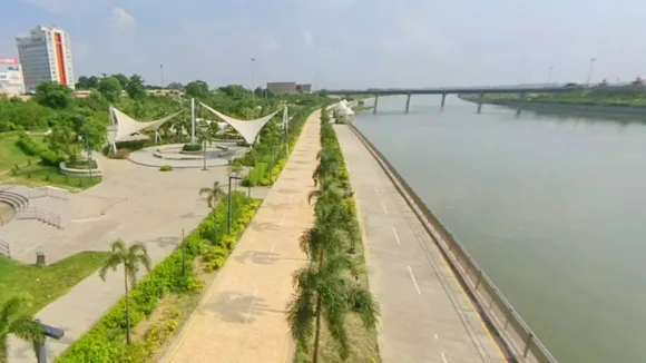 गोमती रिवर फ्रंट पर कायम हुआ अंधेरा, 5 करोड़ बिजली का बिल बकाया होने पर विभाग ने काटा कनेक्शन