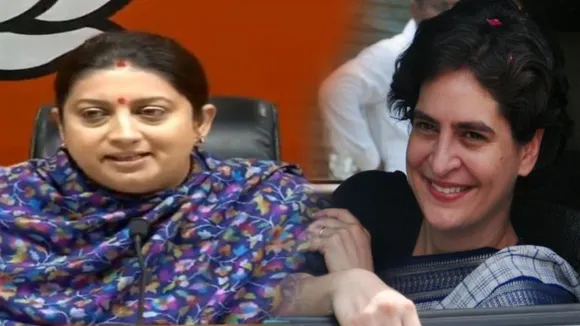 VIDEO: प्रियंका ने पूछा ये कौन सा तरीका है DM साहब, स्मृति ने कही ये बात