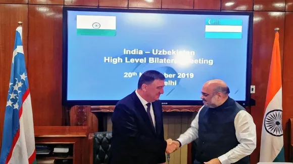 भारत और उज़्बेकिस्तान ने आतंकवाद रोधी व संगठित अपराध के क्षेत्र में सहयोग का समझौता किया