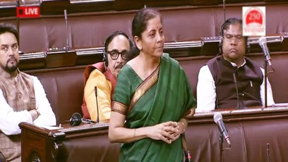 वित्त मंत्री निर्मला सीतारमण ने विकास दर में गिरावट को लेकर राज्यसभा में कही ये बड़ी बात