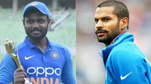 IND VS WI : शिखर धवन वेस्‍टइंडीज सीरीज से बाहर, संजू सैमसन को मिल सकता है मौका