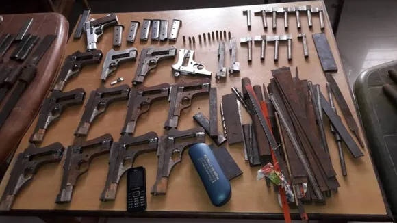 Illegal arms factory