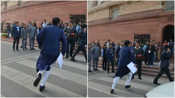 Viral Photo: संसद में भागते हुए पहुंचे रेल मंत्री पीयूष गोयल, तस्वीरें हो गई Viral