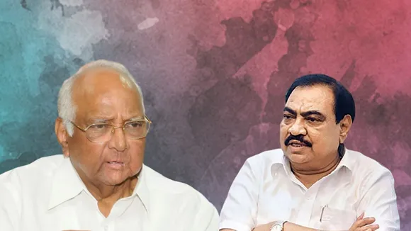फिर गरमाई महाराष्ट्र की राजनीति, पार्टी से नाराज BJP नेता एकनाथ खडसे ने की शरद पवार से मुलाकात