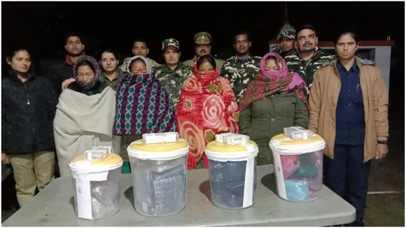 SSB ने 6 करोड़ से ज्यादा की चरस के साथ महिला तस्करों को किया गिरफ्तार