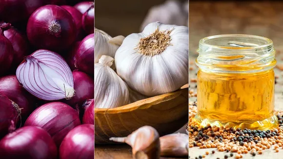 प्याज, लहसुन के साथ खाने के तेल में लगा महंगाई का तड़का