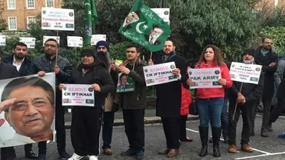 राष्ट्रद्रोह पर फांसी की सजा के खिलाफ लंदन में 'जस्टिस फॉर मुशर्रफ' आंदोलन