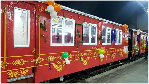 देश की पहली विस्टाडोम ट्रेन क्रिसमस के मौके पर पहुंचेगी शिमला