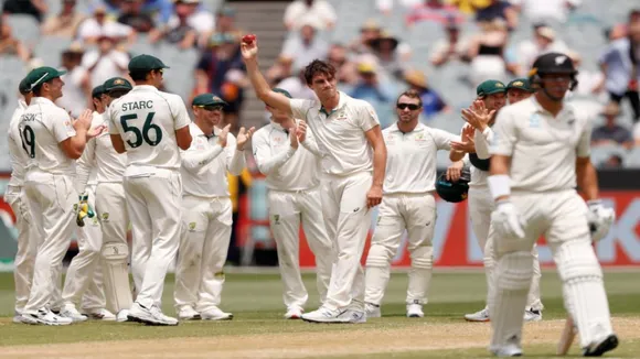 AUS vs NZ: न्यूजीलैंड की पहली पारी 148 रनों पर ढेर, पैट कमिंस ने झटके 5 विकेट