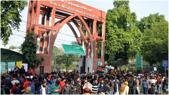 नए साल पर जामिया के छात्रों ने ऐसे किया CAA-NRC का विरोध