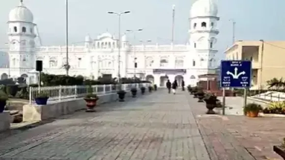 ननकाना साहिब पर हमले को लेकर विहिप ने उच्चायोग के सामने किया प्रदर्शन