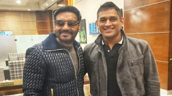 महेंद्र सिंह धोनी से मिले अजय देवगन, बोले- देश का एकजुट धर्म है क्रिकेट और फिल्में