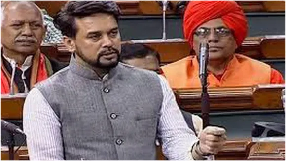 अनुराग ठाकुर के संसद में खड़े होते ही विपक्ष की नारेबाजी- गोली मंत्री Go Back