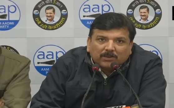 केजरीवाल के साथ मीटिंग के बाद संजय सिंह ने EVM पर उठाए सवाल, बोले- कहां जा रही हैं ये ईवीएम