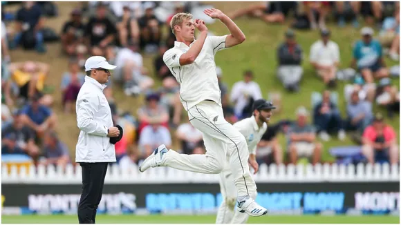 NZvIND : न्‍यूजीलैंड के सबसे लंबे तेज गेंदबाज काइल जेमिसन ने अपने डेब्‍यू टेस्‍ट में ही बरपाया कहर